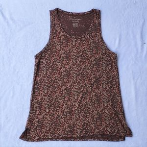 EUC - American Eagle | Brown Floral Tank Size S